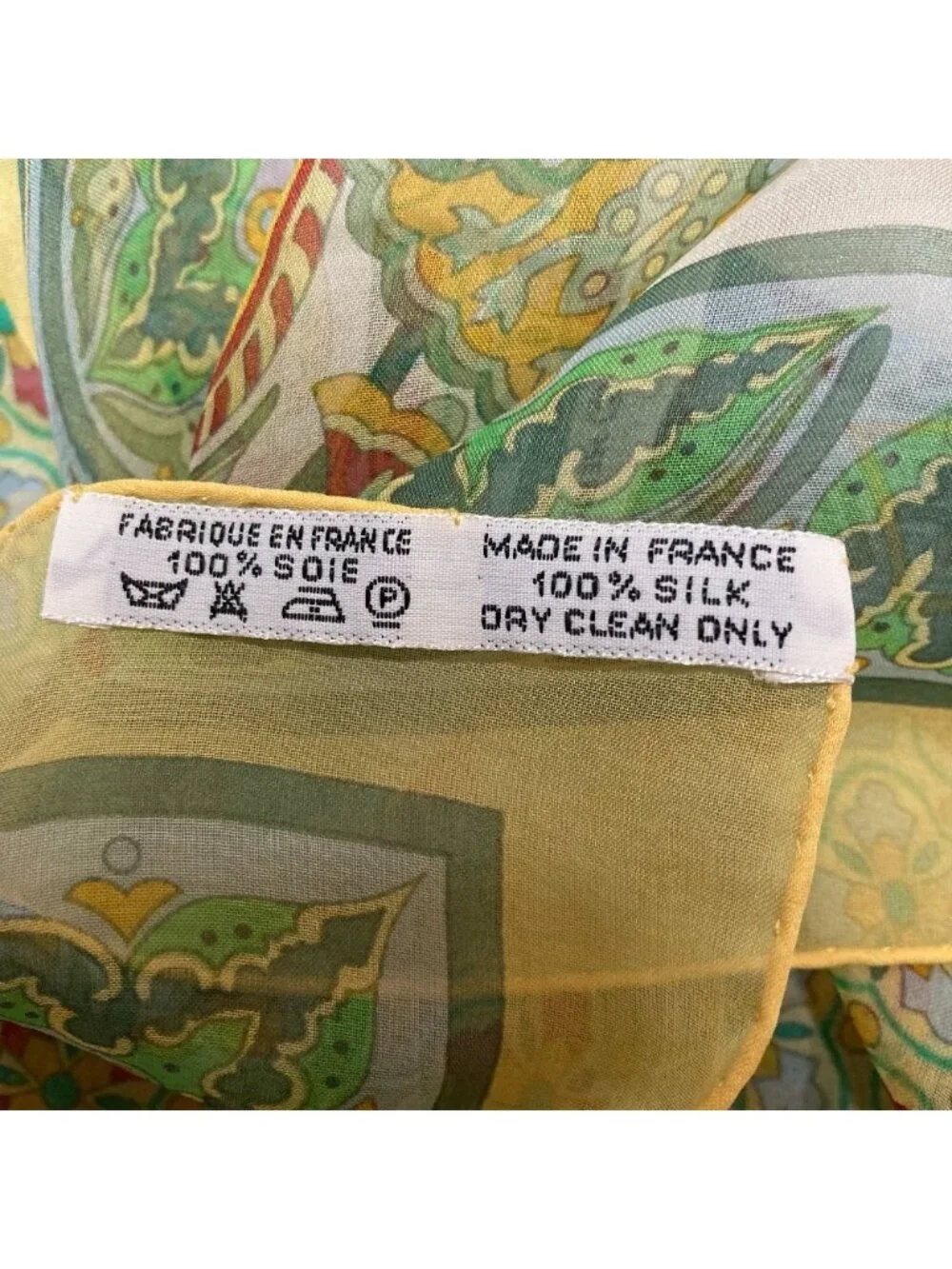 Hermes Carre 90 Ciels Byzantins Byzantine Sky Silk Sheer Large Scarf Multicolor